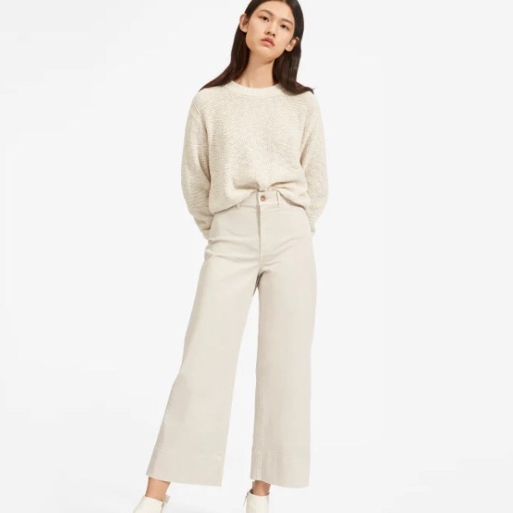 Everlane Wide Leg Crop Chino